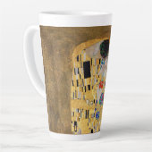 De kus van Gustav Klimt Latte Mok (Linkerhoek)