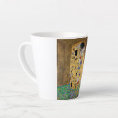 De kus van Gustav Klimt Latte Mok (Linkerhoek)