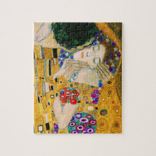 De kus van Gustav Klimt Legpuzzel
