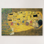 De kus van Gustav Klimt Legpuzzel (Horizontaal)
