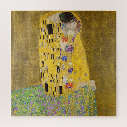 De kus van Gustav Klimt Legpuzzel (Verticaal)