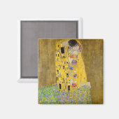 De kus van Gustav Klimt Magneet (Voorkant / Achterkant)