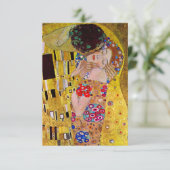 De Kus van Gustav Klimt, Nieuw Adres Aankondiging (Staand voorkant)