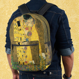 De Kus van Gustav Klimt, Oude Art Nouveau Bedrukte Rugzak