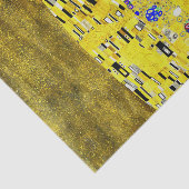 De Kus van Gustav Klimt, symboliserende schilder, Tissuepapier (Detail)