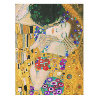 De kus van Gustav Klimt Tafelkleed
