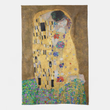 De kus van Gustav Klimt