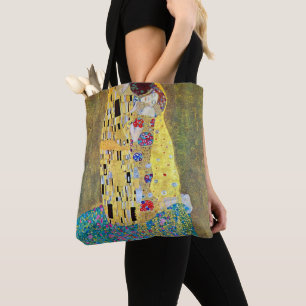 De Kus van Gustav Klimt, Vintage Art Nouveau Draagtas