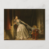De kus van Jean Honore Fragonard Briefkaart (Voorkant)