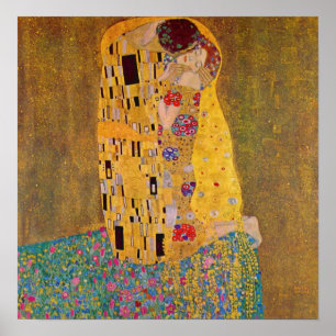 De kus van Klimt Poster
