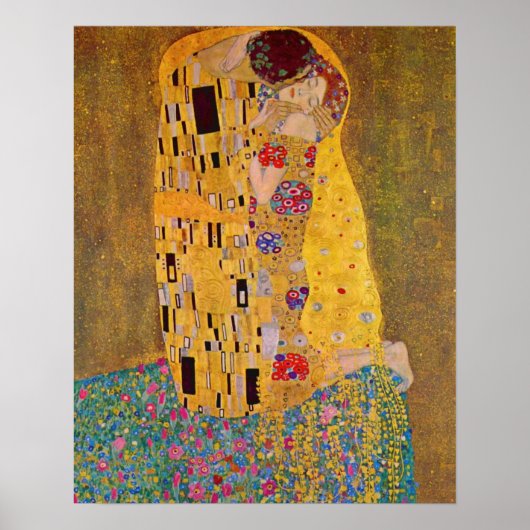 De Kus van Klimt Poster (Voorkant)
