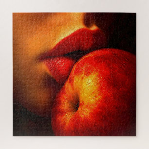 De kus van nectarine – Een intieme portret Legpuzzel