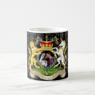 De kus, Will+Kate bruiloft, doe-het-zelf kleur!! Koffiemok