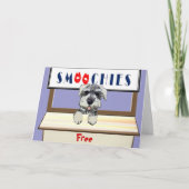 De Kussen van de hond Kaart (Voorkant)