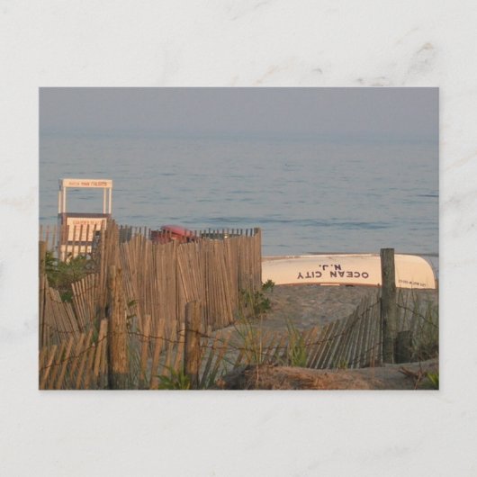 De kust briefkaart (Voorkant)