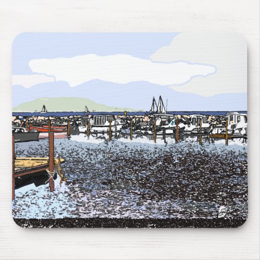 De kust, Marseillan Zuid-Frankrijk Muismat (Voorkant)