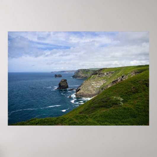 De kust van Cornish Poster (Voorkant)