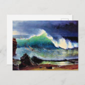 De kust van de turkooizen zee briefkaart (Voorkant / Achterkant)