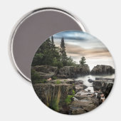De kust van het meer van Superior | Minnesota Magneet (Voorkant / Achterkant)