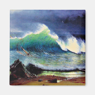 De kust van het Zee Turquoise Magneet