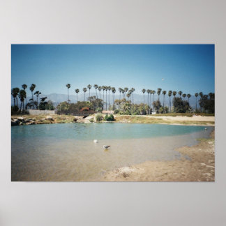 De kust van Santa Barbara Poster