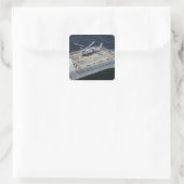 De kustgevechtsschip USVFreedom Vierkante Sticker (Tas)