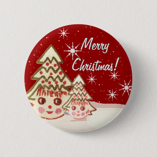 De Kutste KerstButton - ooit Ronde Button 5,7 Cm (Voorkant)