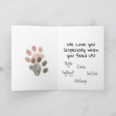 De la carte de vacances Funny Valentine Cats (Intérieur)