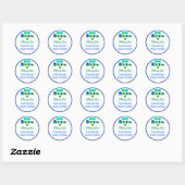 De la cuisine de Blue Green Baking Stickers (Feuille)