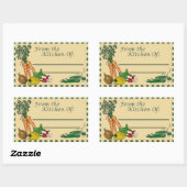 De la cuisine de : Étiquette de la recette (Feuille)