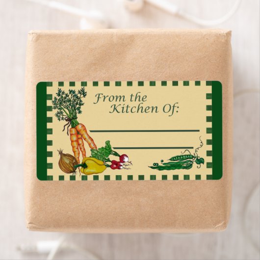 De la cuisine de : Étiquette de la recette (En situation)