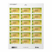 De la cuisine de - Modèle Étiquette (Feuille entière)