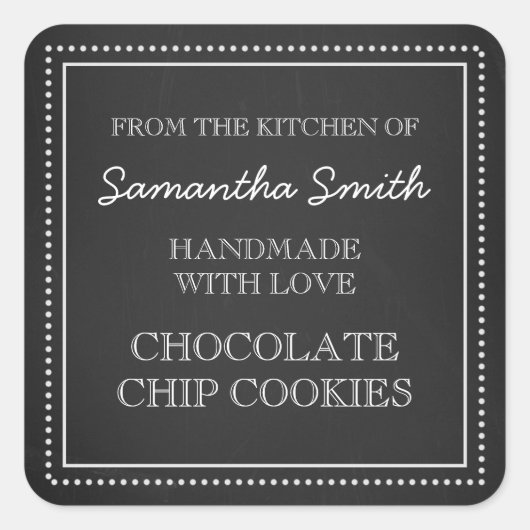 De la cuisine de Sticker Chalkboard (Devant)