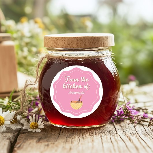 De La Cuisine De / Sticker Rose