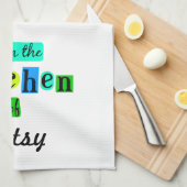 De la cuisine de torchon de cuisine rétro personna (Quart Plié)