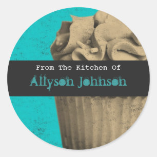 De la cuisine des autocollants vintages de petit