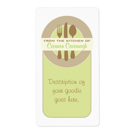 De la cuisine des Étiquettes de conteneurs (avacad (Devant)