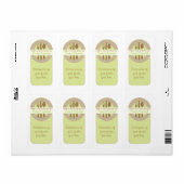 De la cuisine des Étiquettes de conteneurs (avacad (Feuille entière)