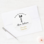 De La Cuisine Des Stickers Personnalisés Spatula (Enveloppe)