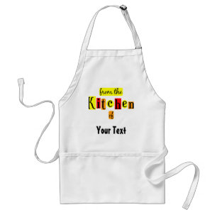 De la cuisine du tablier personnalisé rétro
