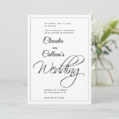 De La Faire-part de mariage Coeur (Debout devant)