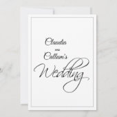 De La Faire-part de mariage Coeur (Dos)