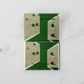 De La Gang, Pelouse Bowls Petite Carte Anniversair (Intérieur)