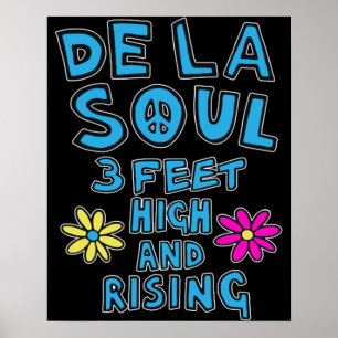 De La Music 3 Feet High en Rising Flower Poster