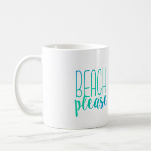 De la plage tasse d'Ombre de turquoise svp