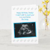 De La Saute : Jolie carte d'anniversaire papa atte (Fleur jaune)