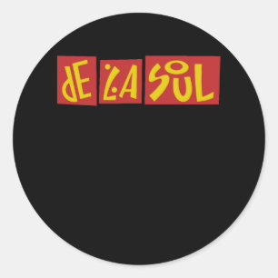 De La Soul Typografie Ronde Sticker