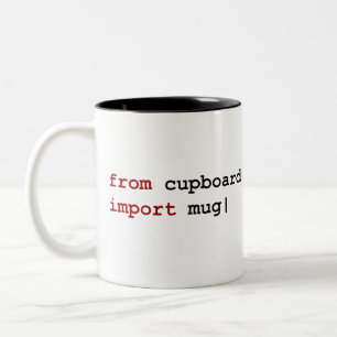 De la tasse d'importation de placard - python