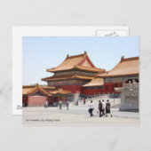 De la ville interdite - carte postale (Devant / Derrière)