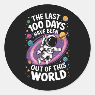 De laatste 100 dagen waren buitengewoon ronde sticker